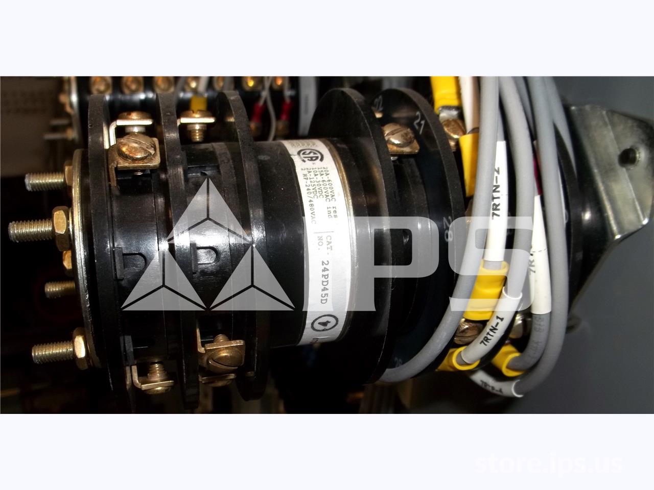 24PD45D ELECTROSWITCH CIRCUIT BREAKER CONTROL SWITCH SERIES 24P WITH LED LIGHTS, 125VDC